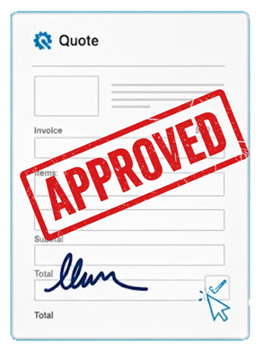 Quote approval process